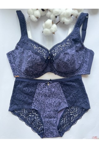 Комплект з бавовни та мережива з м'якою чашкою Lanny Mode 11848+55848